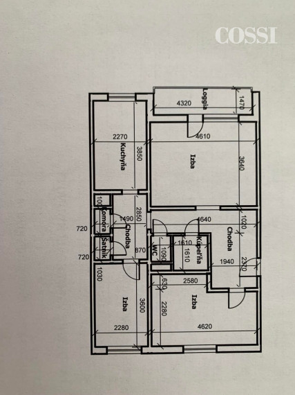 3 izbový byt Michalovce - Predané